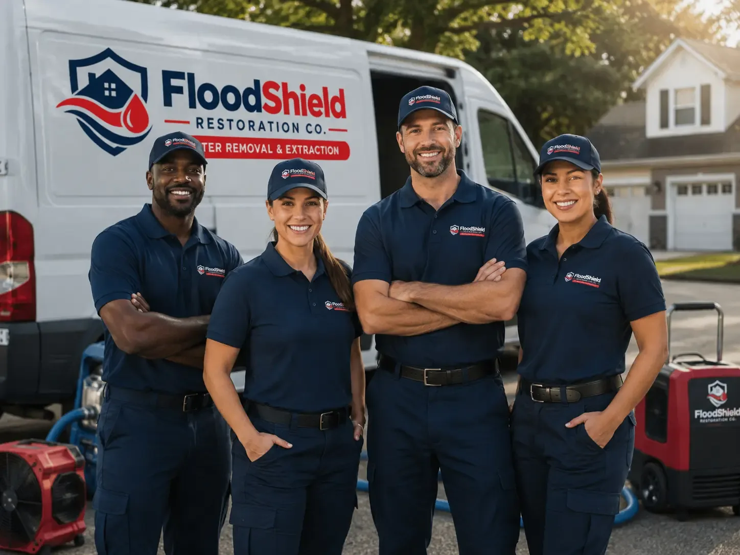Flood Damage Restoration company in Comins, MI